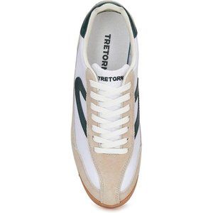 Tretorn Women's Size 8, Rawlins Retro Lace-up Sneaker, Gray/Green, NEW Ships